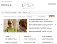 Tablet Screenshot of betterwaymoms.com
